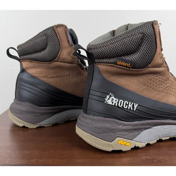 Rocky Summit Elite Event Waterproof Hiking Boots Brown Men’s 11 *NO INSOLES - Picture 3 of 15